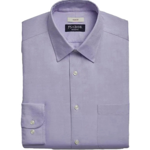 Jos‎ A Bank lavender button EUC